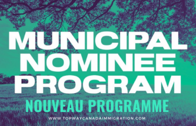 Nouveau programme - programme d’immigration pour les candidats des municipalités